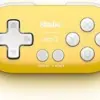 8BitDo Zero 2 Gamepad Bluetooth Amarelo Compatível com Nintendo Switch