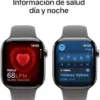 Apple Watch Series 10 GPS + Cellular Titanium Natural Cinza Médio/Large