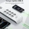 Belkin BSV804VF2M 900J Proteção 8 tomadas USB