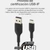 Belkin CAB001bt1MBK Cabo de Rede USB-C/USB-A 1m Preto