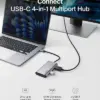 Belkin CONNECT USB-C 4-in-1 Multiport Adapter HDMI, USB 3.0, USB-C 1 portas