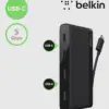 Belkin Hub USB F4U090btBLK USB-C 4 portas
