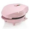 Bestron AMW500P 550W 1 waffle rosa revestimento antiaderente