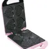 Bestron DSW271P 780W Capacidade 4 Waffles Rosa