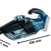 Bosch GAS 18V-1 mini aspirador azul 18 V
