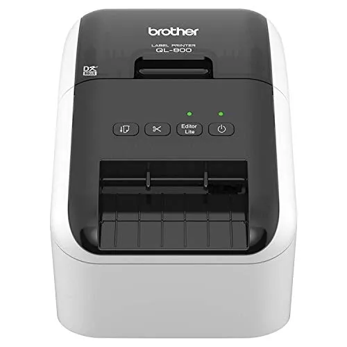 Brother QL-800 Impressora de Etiquetas Térmica Direta Preto, Cinzento
