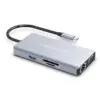 Conceptronic Base Duplicador de Portas USB-C 110519307101 compatível com Windows e Mac Cinza