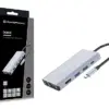 Conceptronic Base Duplicador de Portas USB-C 110519307101 compatível com Windows e Mac Cinza