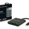 Conceptronic DONN01B Hub 3-em-1 USB-C para HDMI com 3 portas