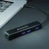 Conceptronic Donn07b Hub USB-C GIGABIT Ethernet 3 portas