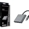 Conceptronic DONN18G USB-C 4K Ultra HD Cinzento