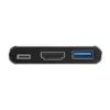 Conceptronic DONN18G USB-C 4K Ultra HD Cinzento