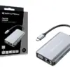 Conceptronic DONN21G Docking Station USB-C 7 em 1 Cinzento