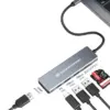 Conceptronic DONN23G Docking Station 6 em 1 USB-C HDMI USB Power Delivery Cinza