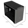 Cooler Master NR200P Max Caixa PC Mini-ITX 18,3L Preto, Ventilação avançada