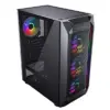 Cougar MX410 Mesh-G RGB Caixa Midi Tower Preto com vidro temperado