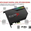Creative Sound BlasterX AE-5 Plus Placa de Som Dolby Digital DTS 7.1 RGB