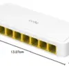 Cudy FS108D Switch 8 Portas 10/100Mbps Branco