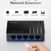 Cudy GS105D Switch Gigabit 5 Portas Preto