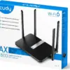 Cudy X6 Router WiFi 6 Dual-band 1800 Mbps 2.4GHz-5GHz