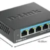 D-Link DMS-105 Switch de Rede 2.5G 5 Portas Preto