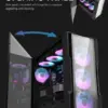 Darkflash DK431 Gamming Caixa de Computador Preto com 4 Fans