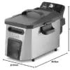 Delonghi F44510CZ 3 Litros Preto Fritadeira com Controle de Temperatura