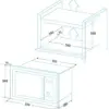Edesa EMW-2530-IG 900W 25L Branco Micro-ondas Grill