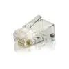 Equip 121143 Conectores RJ45 Cat6 Transparente