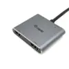 Equip 133484 Hub USB-C 4 em 1 Dual HDMI