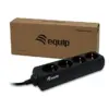Equip 333281 Extensor de Energia com 4 Tomadas Preto