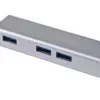 Equip Hub USB-C a USB 3.0 Ethernet 4 portas