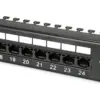 Equip Patchpanel 24x RJ45 Cat6 1U UTP Preto