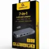Gembird A-COMBO7-01 Hub USB-C HDMI VGA USB-A 3 portas
