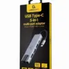 Gembird Adaptador USB-C 5-in-1 Hub HDMI PD LAN