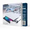 Gembird DVD-USB-03-BW Drive Óptica Externa USB DVD 24x/8x Preto