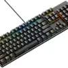 Glorious GMMK Full-Size MX Brown Iluminação RGB Com Fios Preto