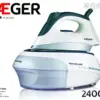 Haeger SS-24S.005A 2400W Branco Ferro a vapor com caldeira