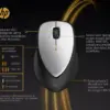 HP Envy Rechargeable Mouse 500 1600 DPI RF Wireless Preto, Cinzento