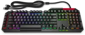 HP OMEN Sequencer Teclado Mecânico RGB com Fios Preto
