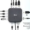 I-Tec C31TRIPLE4KDOCKPDPRO USB-C HDMI Dual DP 10 Gbps 4K Preto