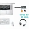 I-Tec Nano Dock HDMI USB-C USB para Notebook Cinza Turquesa