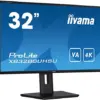 Iiyama XB3288UHSU-B5 31.5″ UHD VA Monitor
