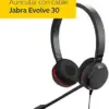Jabra Evolve 30 II Stereo UC auscultador com microfone preto