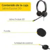 Jabra Evolve 30 II Stereo UC auscultador com microfone preto