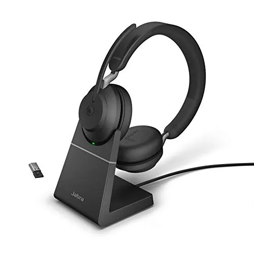 Jabra Evolve2 65 auscultador com microfone preto