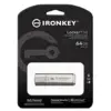 Kingston IronKey Locker Plus 64GB Prateado USB