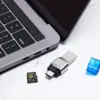 Kingston Leitor de Cartões MicroSD USB 3.1 Tipo-C Azul