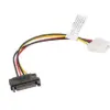 Lanberg Cabo de Alimentação SATA 0,15m Conector SATA 15-pin Molex