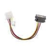 Lanberg Cabo de Alimentação SATA 0,15m Conector SATA 15-pin Molex
